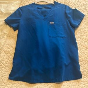 Figs Royal Blue S Top M Zamora Jogger Scrub Set